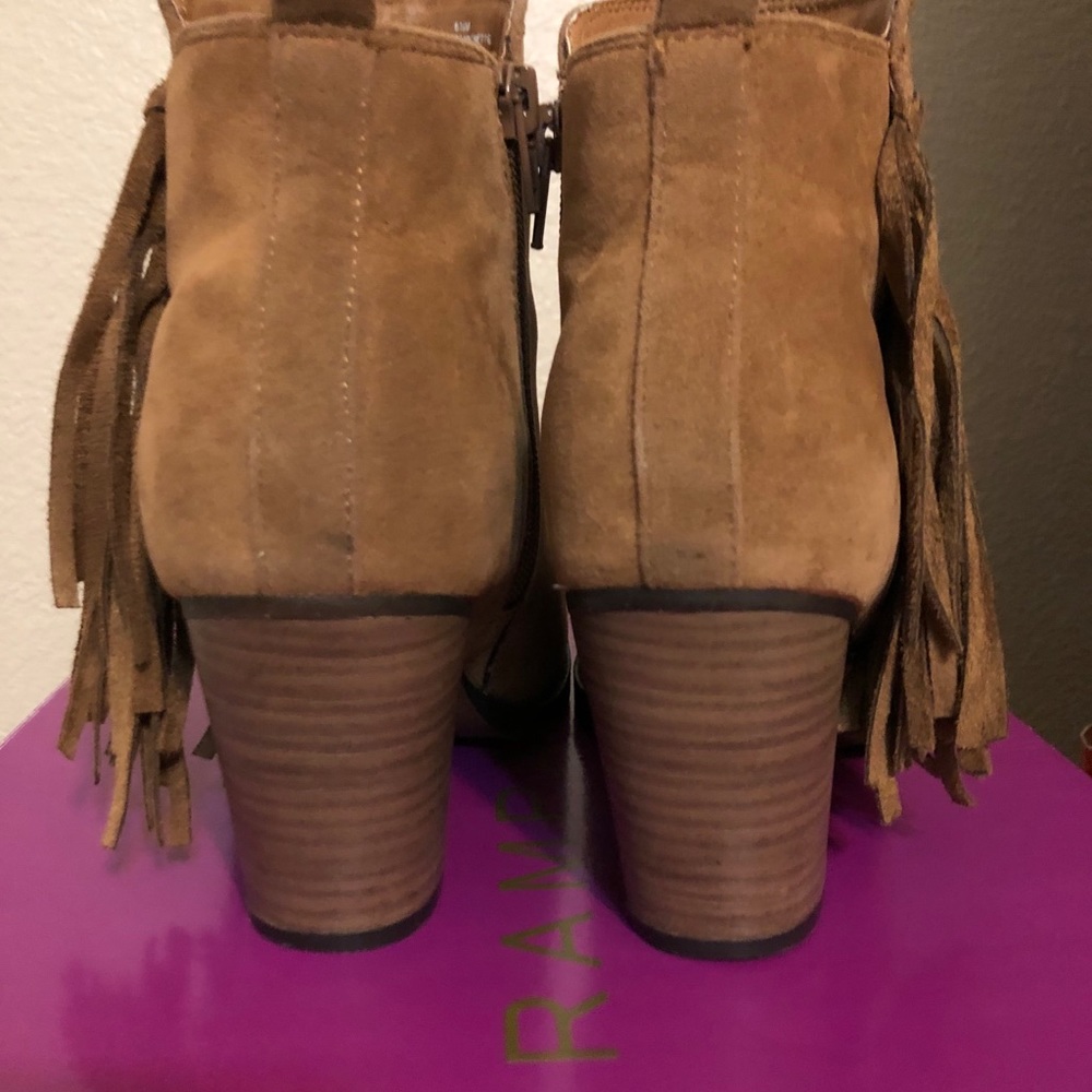 RAMPAGE WOMEN'S ANKLE BOOTS CHESTNUT 6 1/2M - Picture 5 of 7
